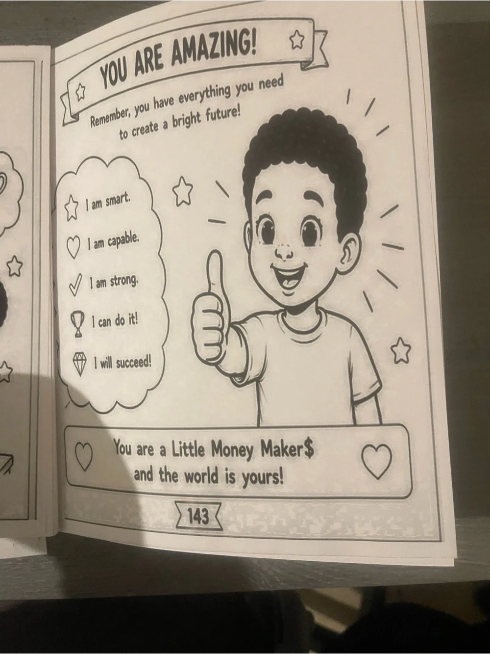 Financial Literacy Coloring & Activity Book - Yellow/Green